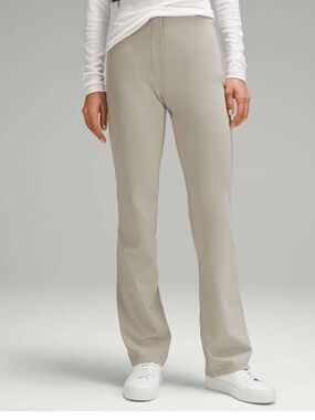 lululemon Smooth-Fit Pull-On High-Rise Pants Light Beige Size 12